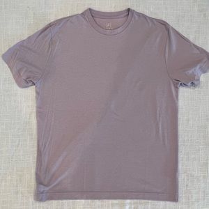 GEORGE men’s lavender purple plain T-shirt | LARGE